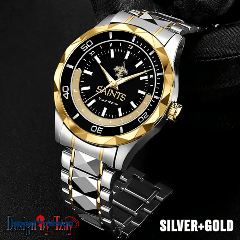 New Orleans Saints Business Watch For Men Automatic Mechanical Stainless Steel Band 2025