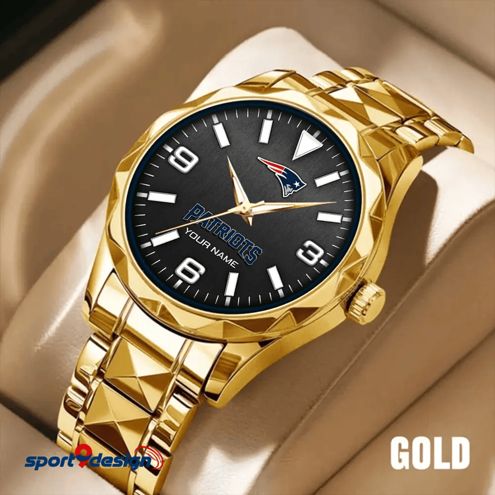 New England Patriots Business Watch For Men Automatic Mechanical Stainless Steel Band 2025