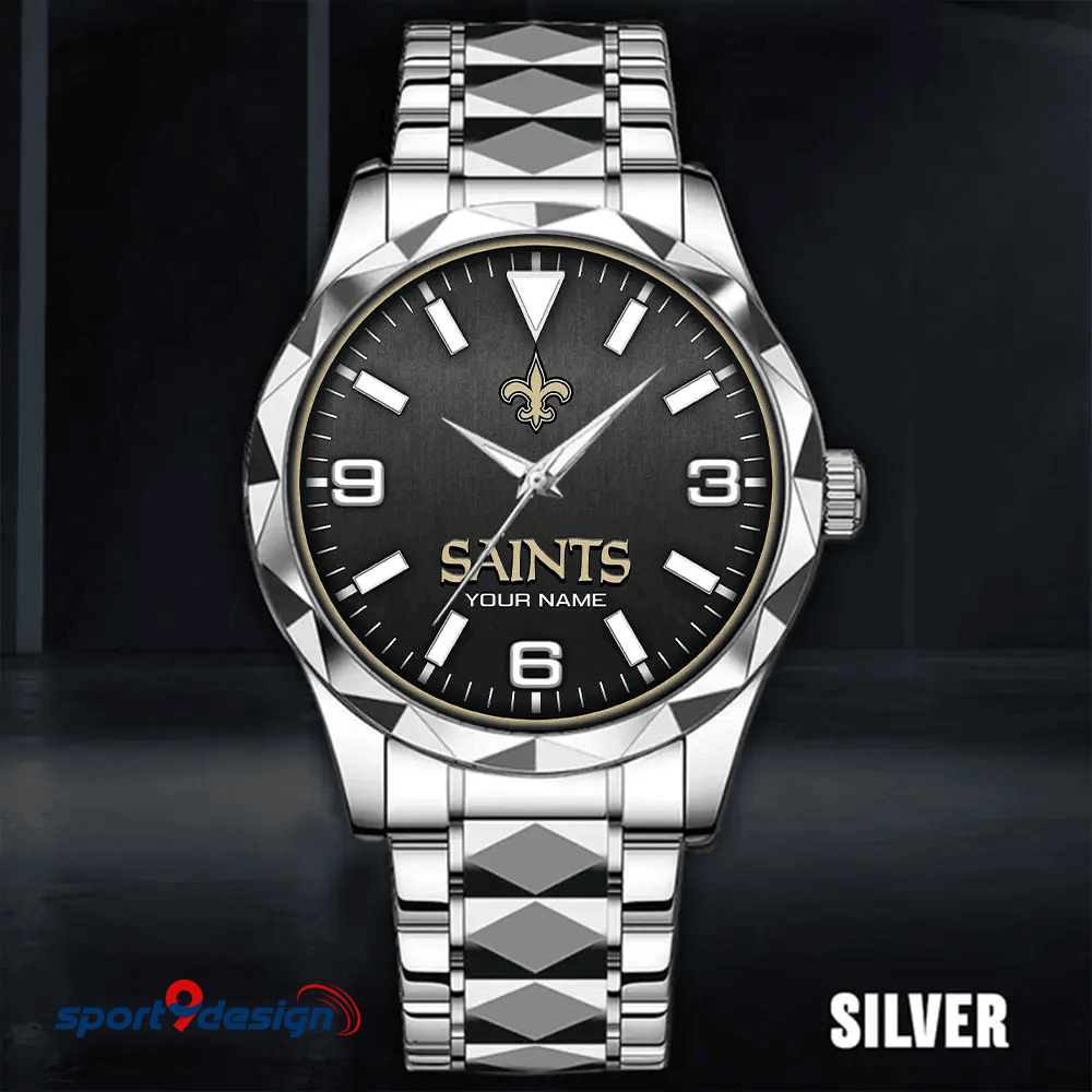 New Orleans Saints Business Watch For Men Automatic Mechanical Stainless Steel Band 2025