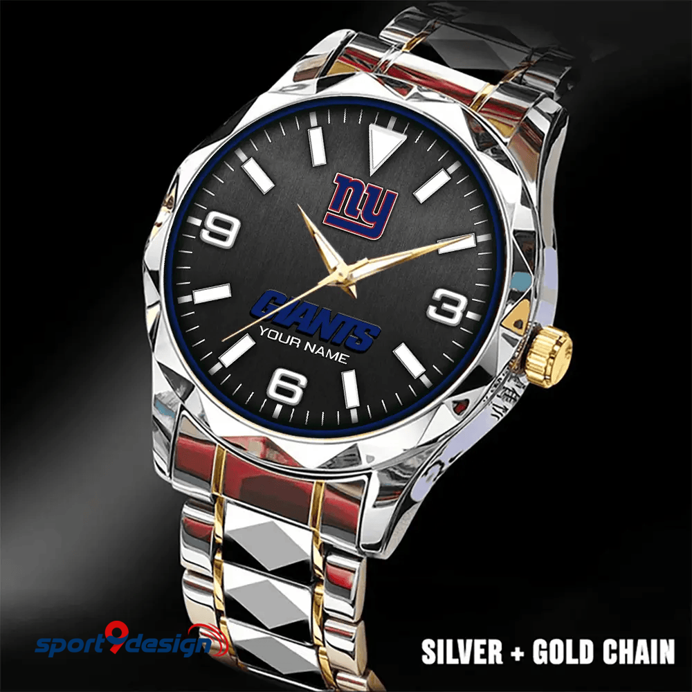 New York Giants Business Watch For Men Automatic Mechanical Stainless Steel Band 2025