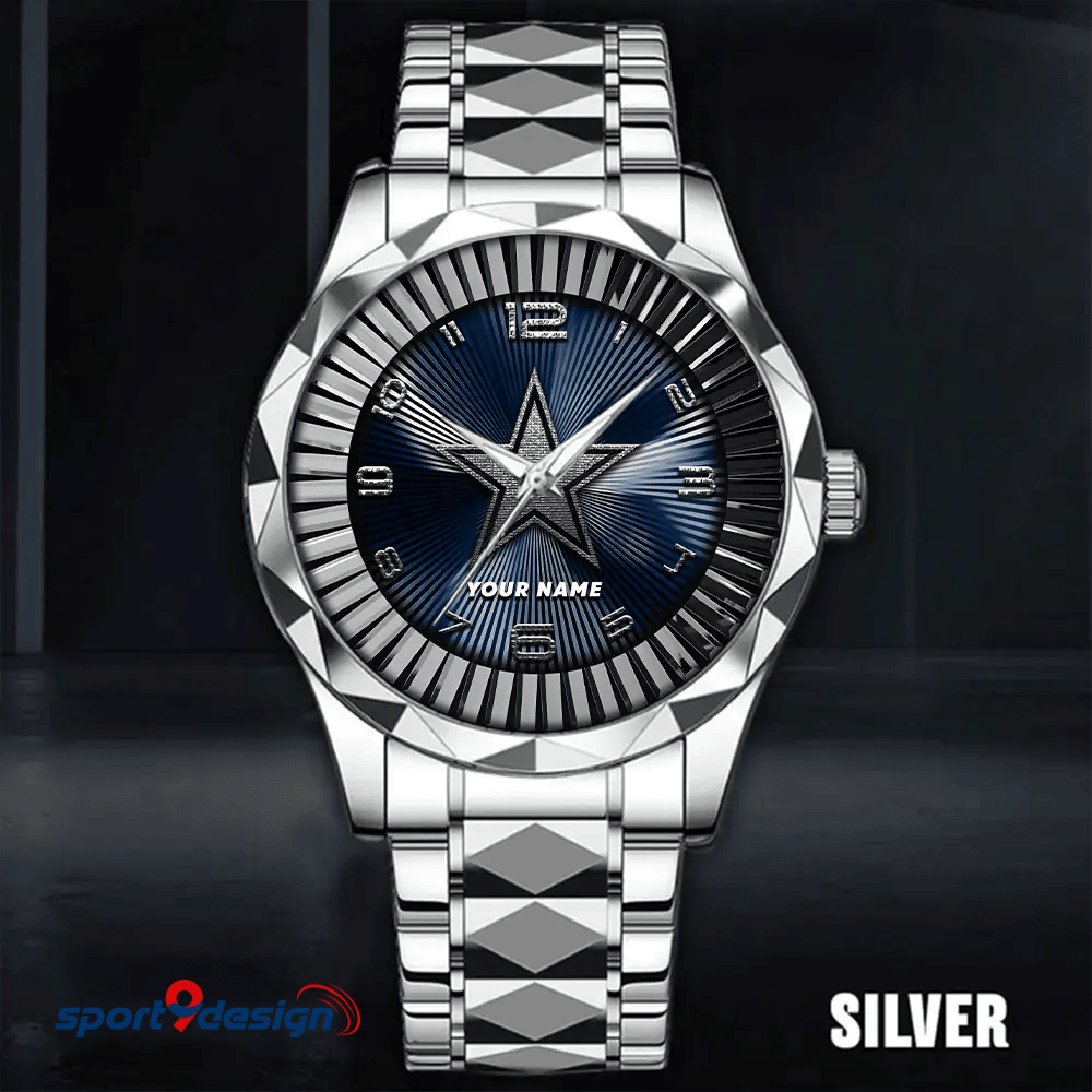 Dallas Cowboys Business Watch For Men Automatic Mechanical Stainless Steel Band 2025
