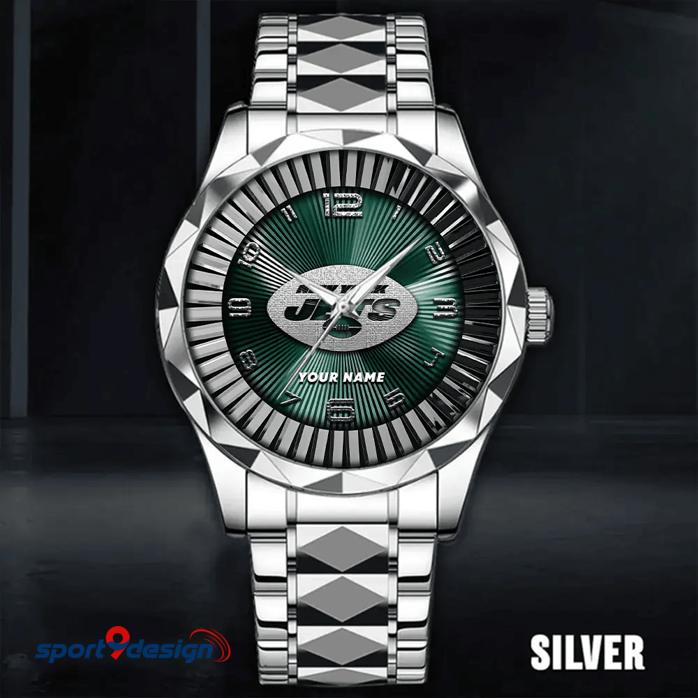 New York Jets Business Watch For Men Automatic Mechanical Stainless Steel Band 2025