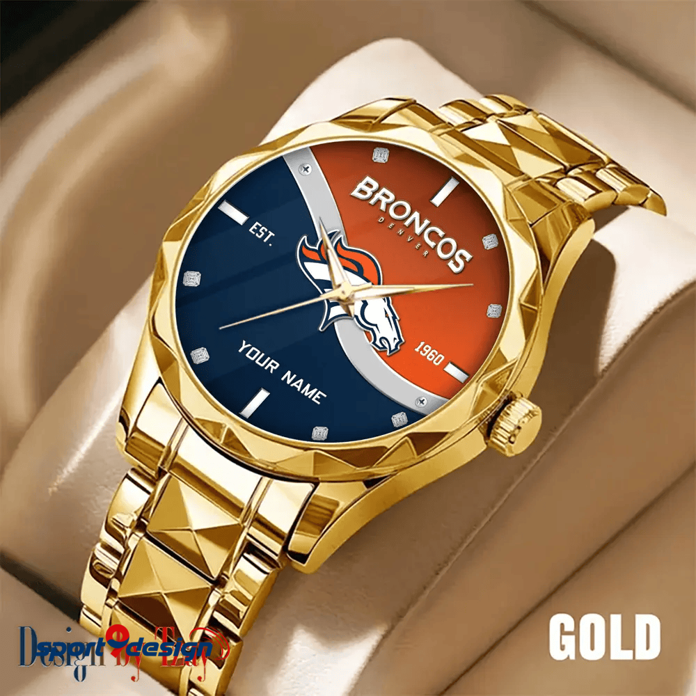 Denver Broncos Warterproof Sports Men Watches Top Brand Luxury Clock Style 2025