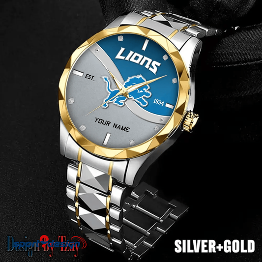 Detroit Lions Warterproof Sports Men Watches Top Brand Luxury Clock Style 2025