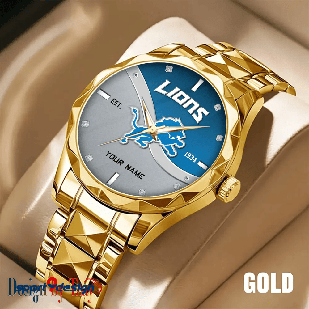 Detroit Lions Warterproof Sports Men Watches Top Brand Luxury Clock Style 2025