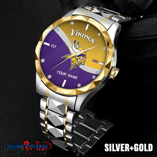 Minnesota Vikings Warterproof Sports Men Watches Top Brand Luxury Clock Style 2025