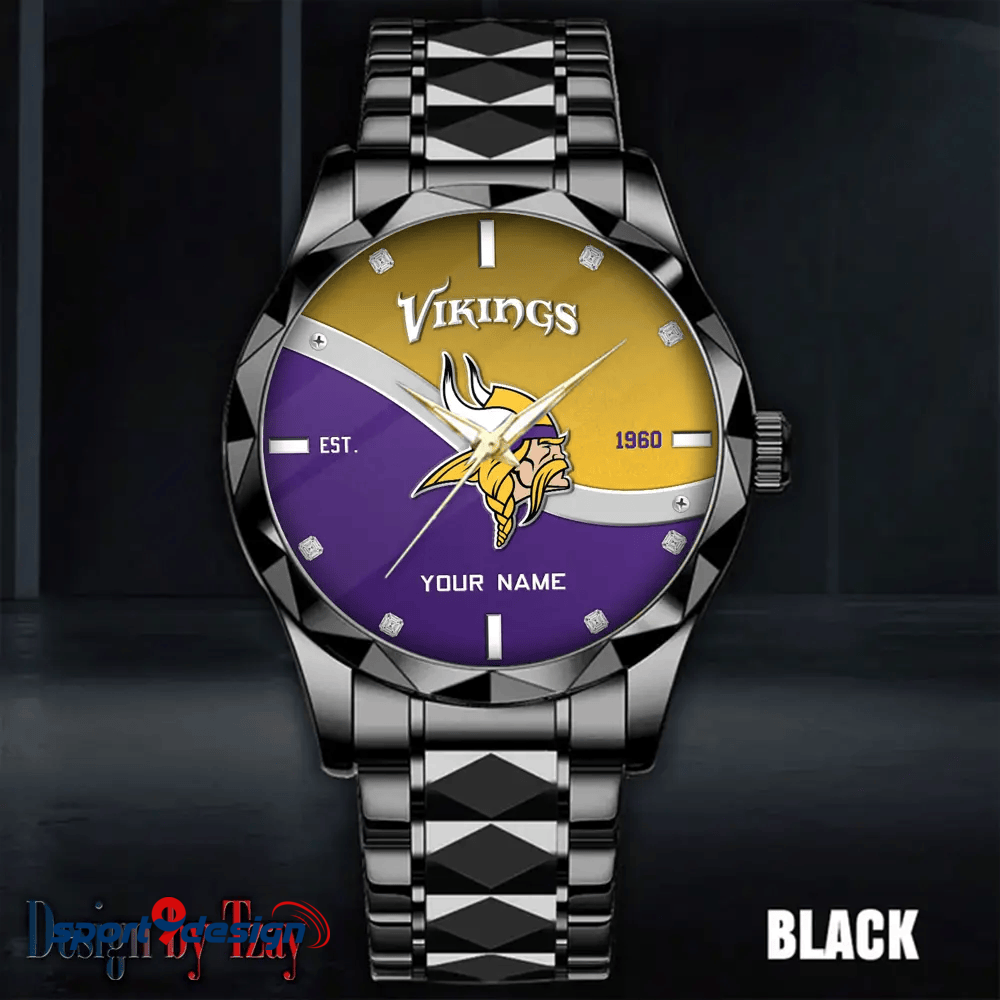 Minnesota Vikings Warterproof Sports Men Watches Top Brand Luxury Clock Style 2025