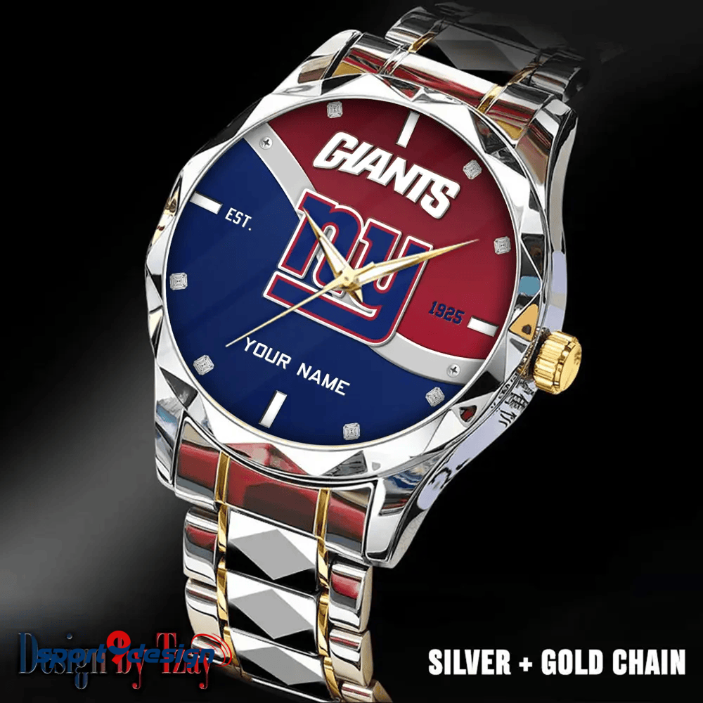 New York Giants Warterproof Sports Men Watches Top Brand Luxury Clock Style 2025