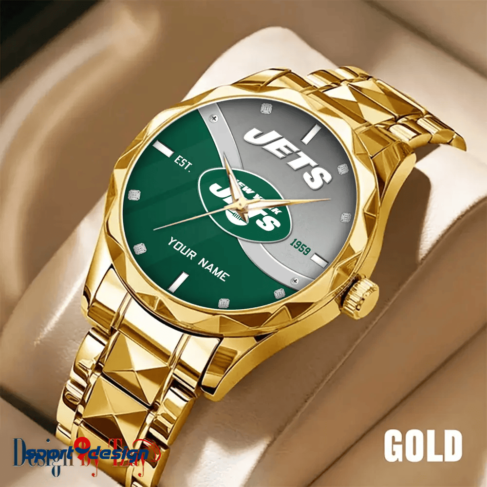 New York Jets Warterproof Sports Men Watches Top Brand Luxury Clock Style 2025