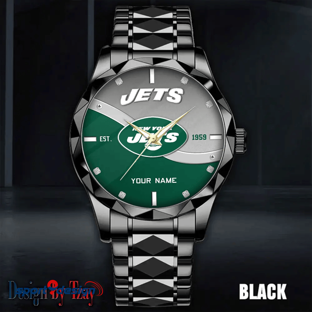 New York Jets Warterproof Sports Men Watches Top Brand Luxury Clock Style 2025