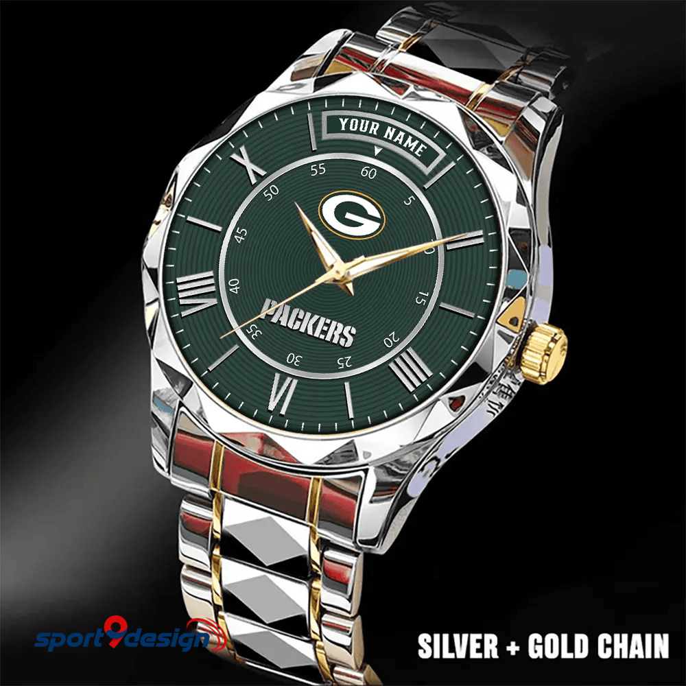 Green Bay Packers Business Watch For Men Automatic Mechanical Stainless Steel Band 2025