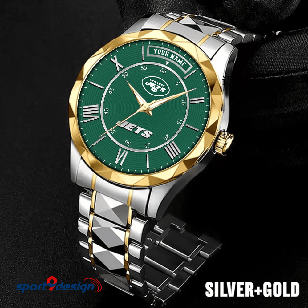 New York Jets Business Watch For Men Automatic Mechanical Stainless Steel Band 2025