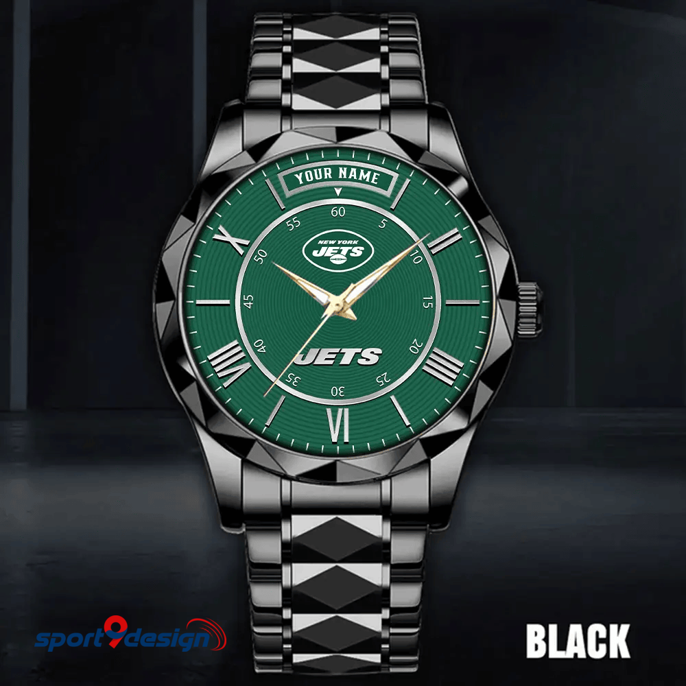 New York Jets Business Watch For Men Automatic Mechanical Stainless Steel Band 2025