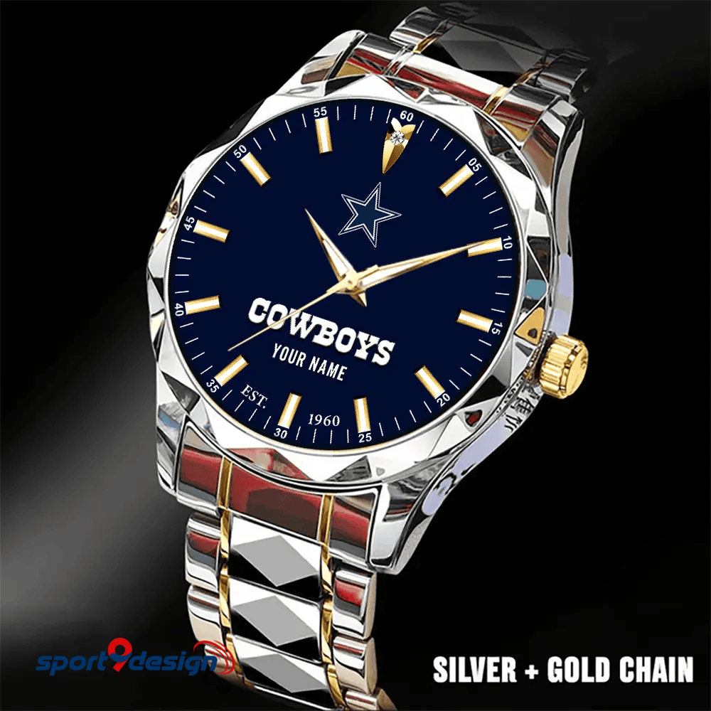 Dallas Cowboys Luxury Diamond Men Watch Trending 2025