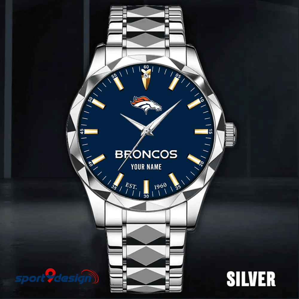 Denver Broncos Luxury Diamond Men Watch Trending 2025