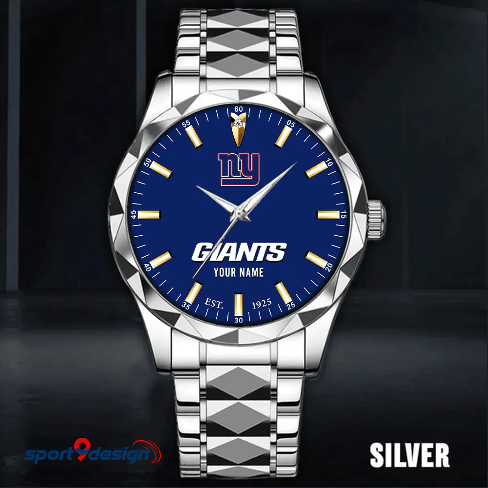 New York Giants Luxury Diamond Men Watch Trending 2025