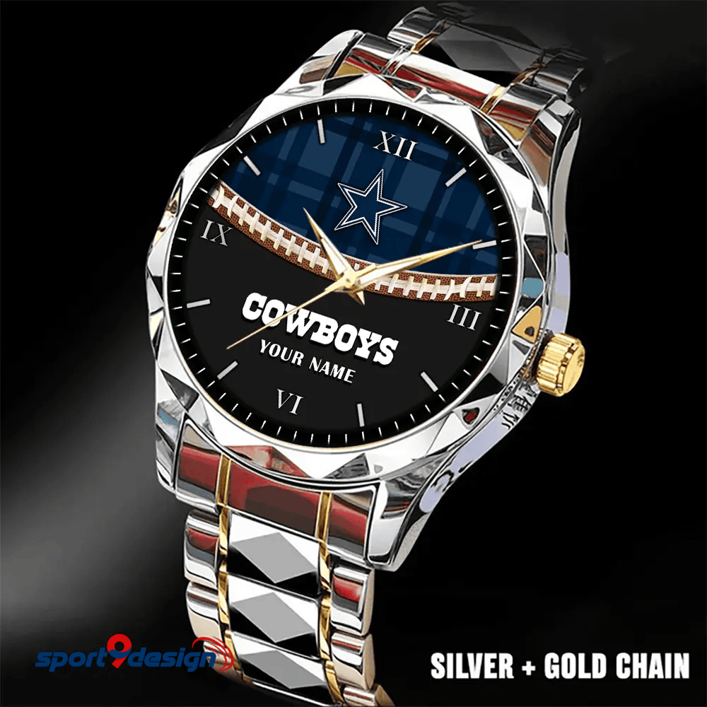 Dallas Cowboys Luxury Diamond Men Watch Trending 2025