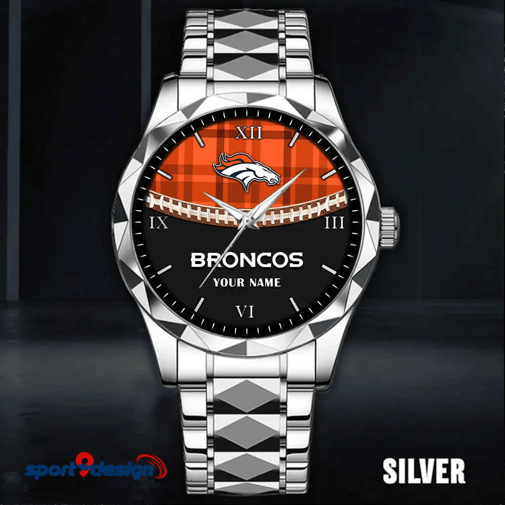 Denver Broncos Luxury Diamond Men Watch Trending 2025