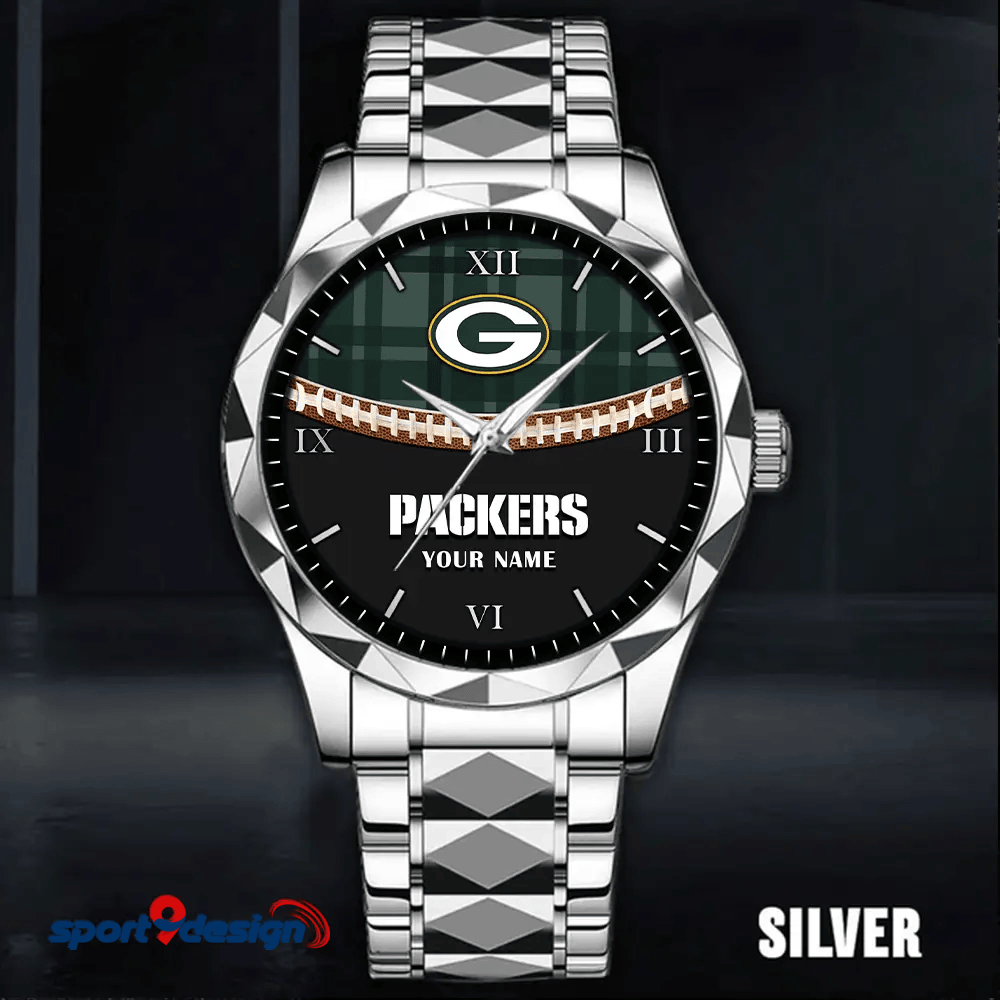 Green Bay Packers Luxury Diamond Men Watch Trending 2025