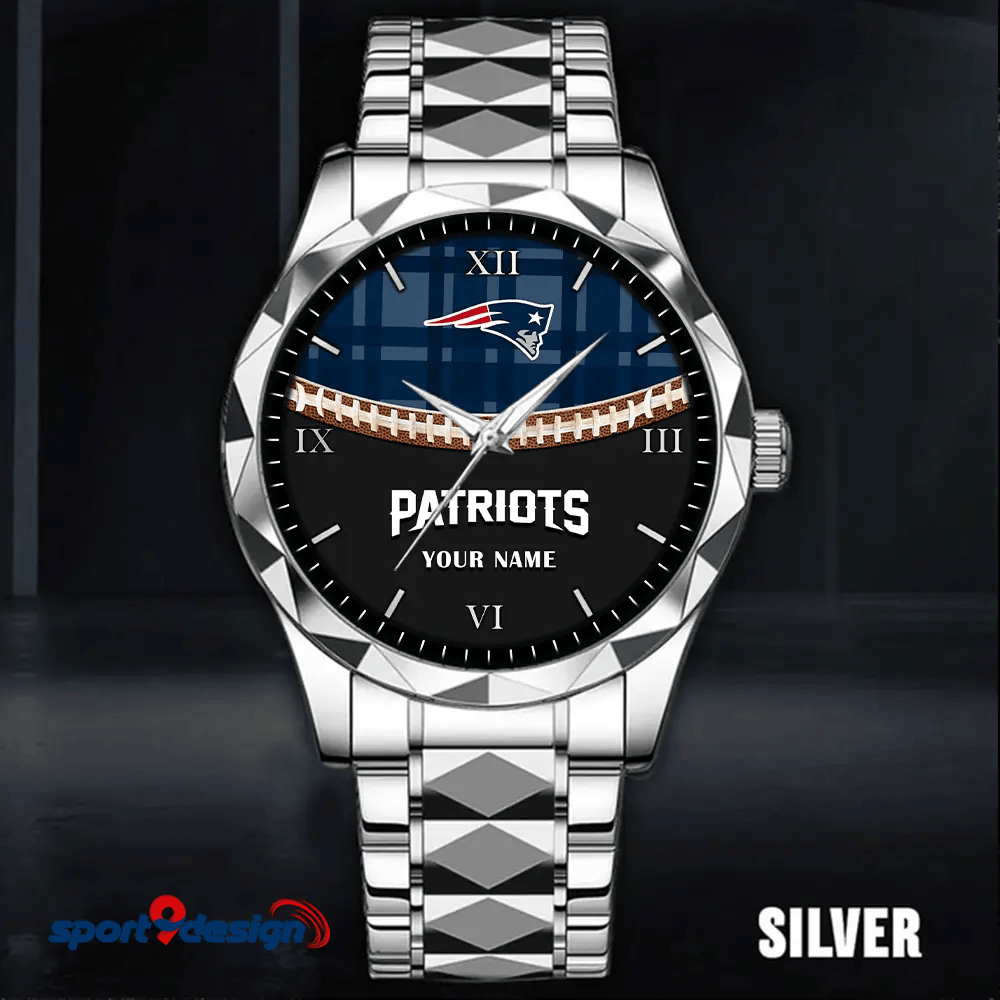 New England Patriots Luxury Diamond Men Watch Trending 2025