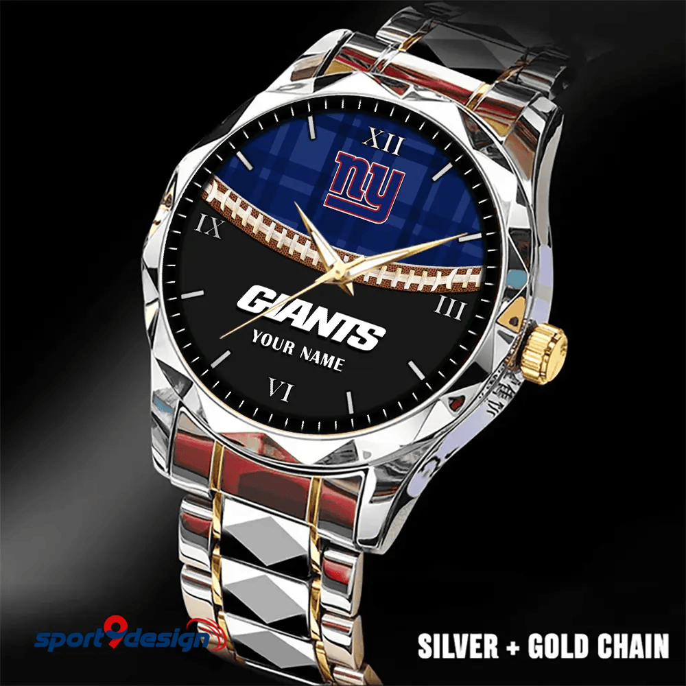 New York Giants Luxury Diamond Men Watch Trending 2025