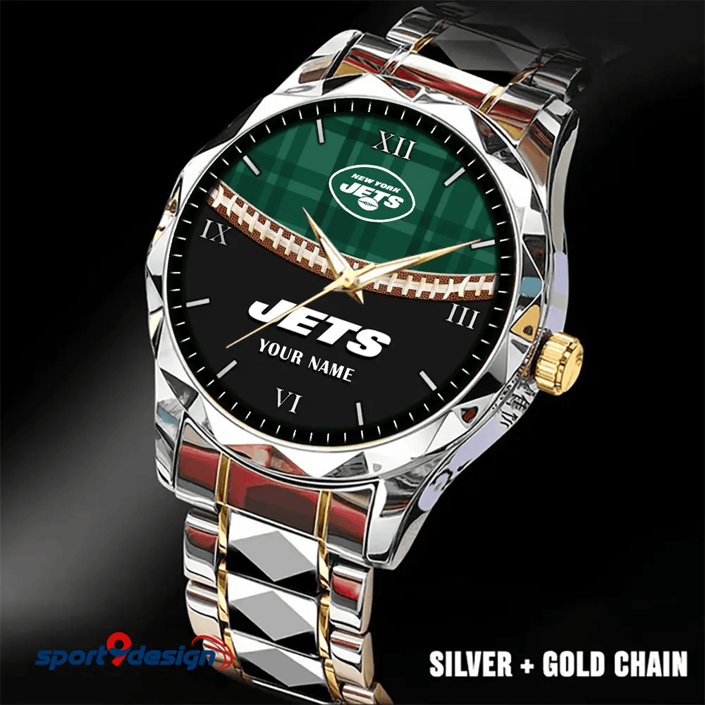 New York Jets Luxury Diamond Men Watch Trending 2025