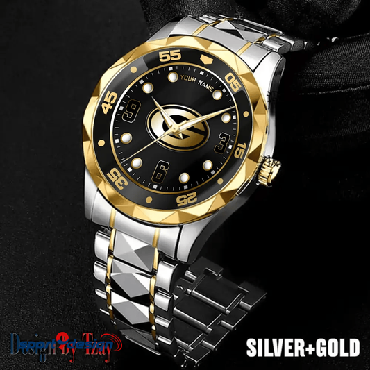 Green Bay Packers Luxury Diamond Men Watch Trending 2025