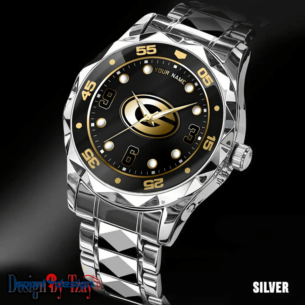 Green Bay Packers Luxury Diamond Men Watch Trending 2025
