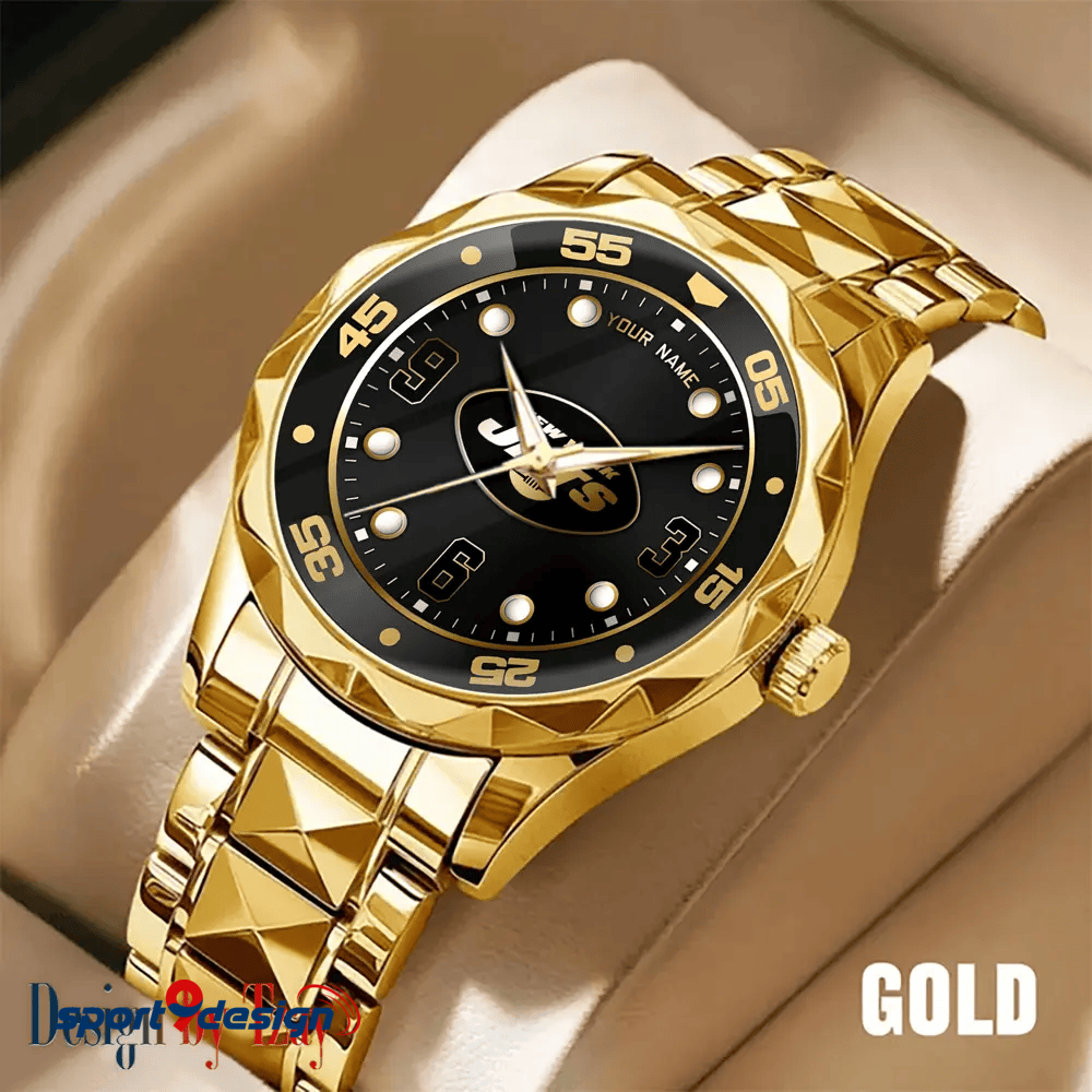 New York Jets Luxury Diamond Men Watch Trending 2025