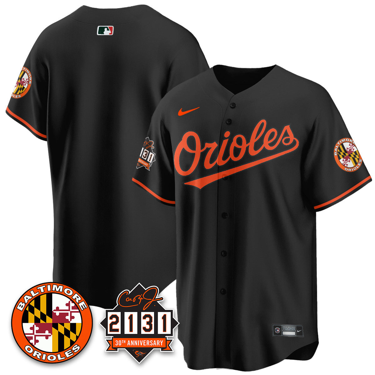 Men's Baltimore Orioles "30th Anniversary of 2131" Limited Jersey - All Stitched