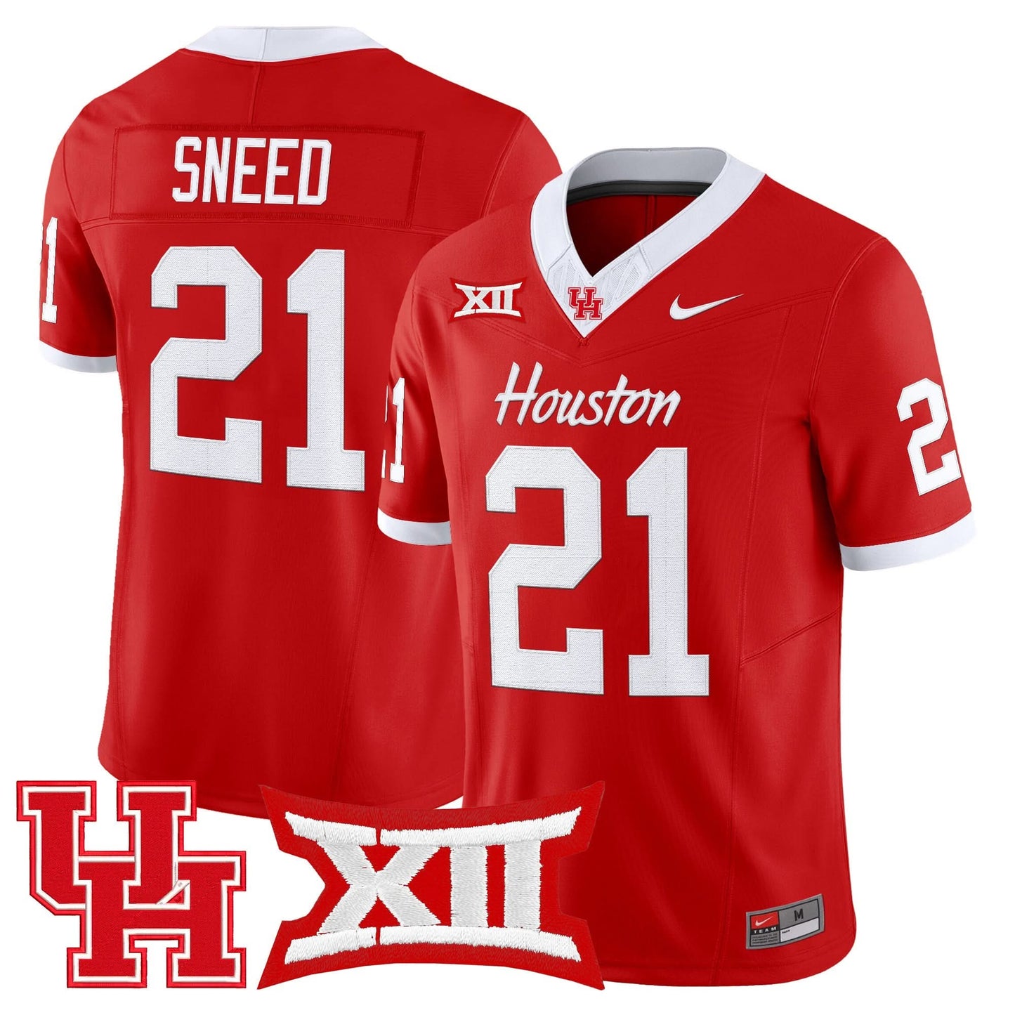 Men's Houston Cougars 2025 Vapor Limited Jersey - All Stitched