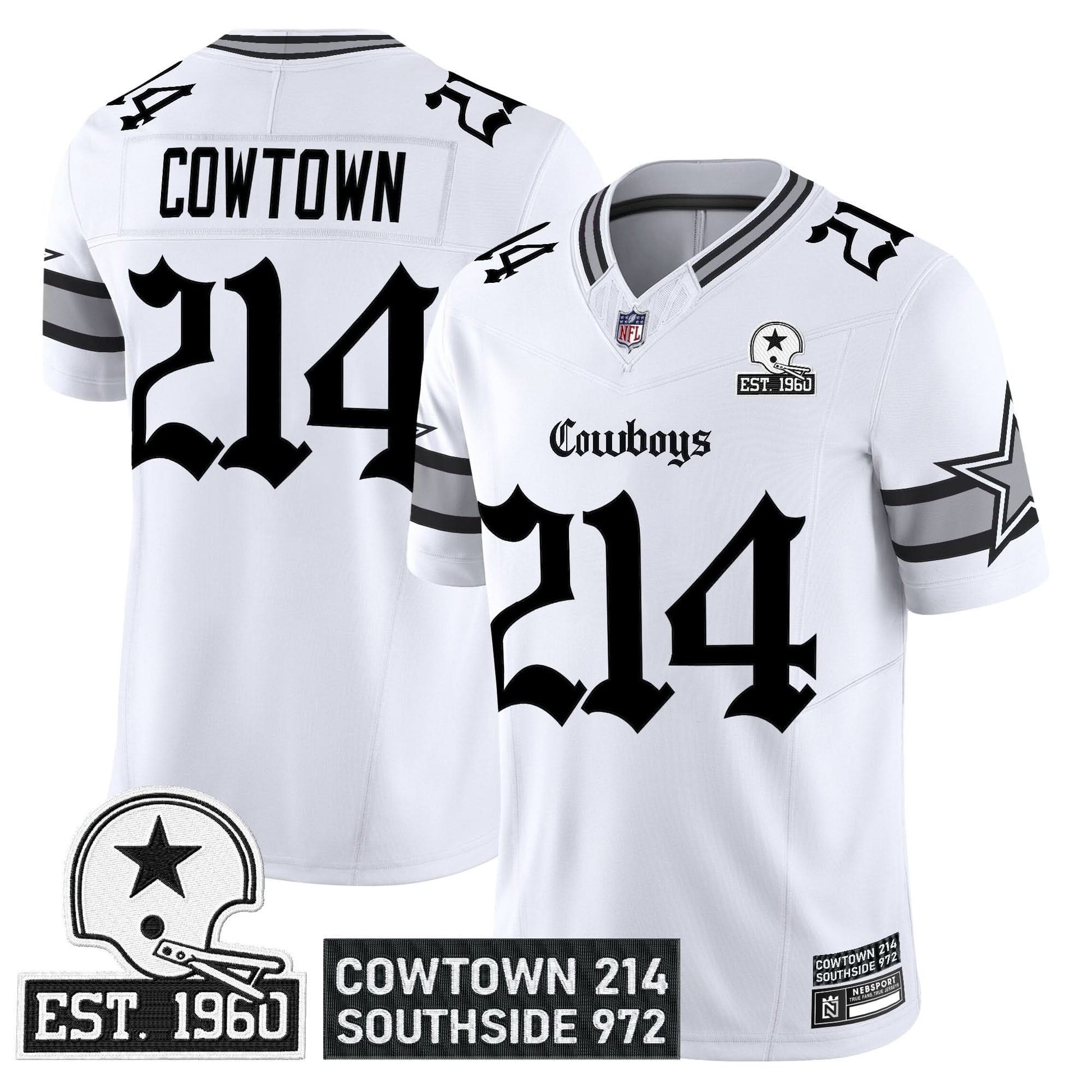 Men's Dallas Cowboys 'Gothic Lone Star Edition' Vapor Limited Jersey - All Stitched