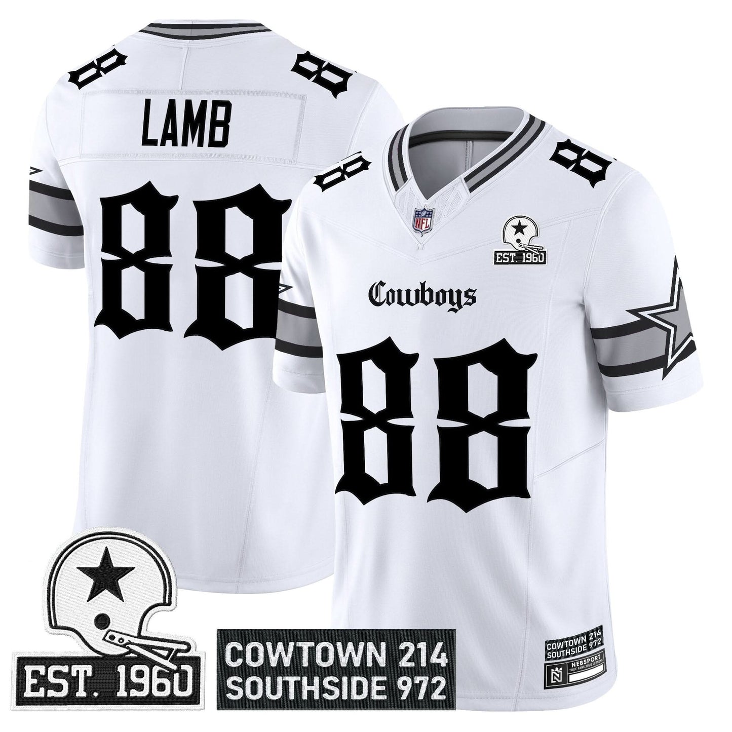 Men's Dallas Cowboys 'Gothic Lone Star Edition' Vapor Limited Jersey - All Stitched