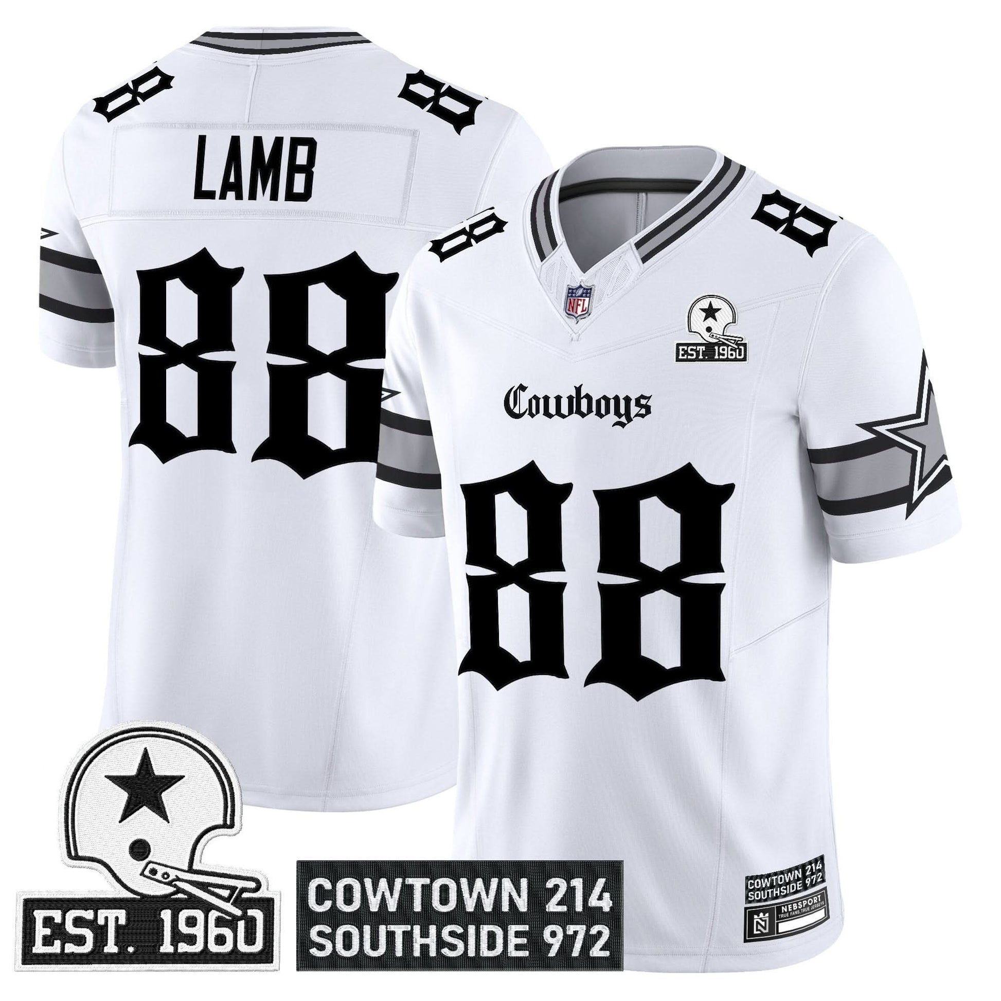 Men's Dallas Cowboys 'Gothic Lone Star Edition' Vapor Limited Jersey - All Stitched
