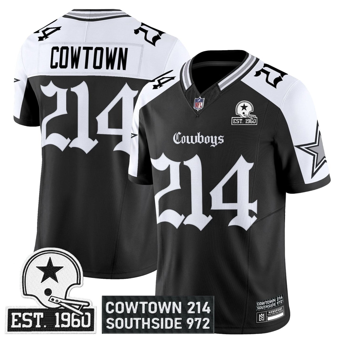 Men's Dallas Cowboys 'Gothic Lone Star Edition' Vapor Limited Jersey - All Stitched