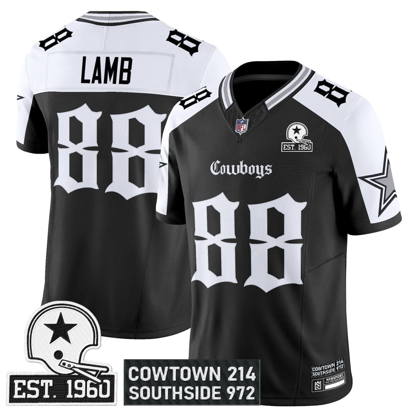 Men's Dallas Cowboys 'Gothic Lone Star Edition' Vapor Limited Jersey - All Stitched