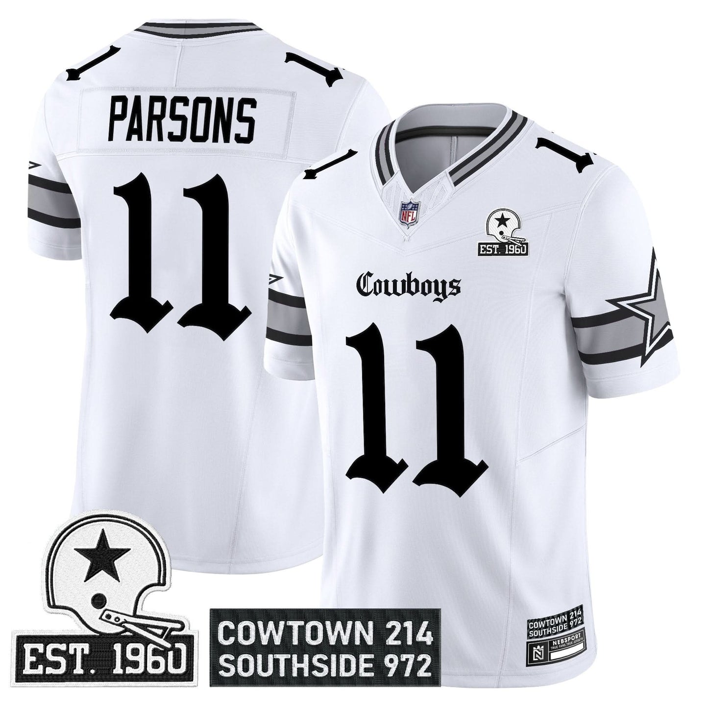 Men's Dallas Cowboys 'Gothic Lone Star Edition' Vapor Limited Jersey - All Stitched
