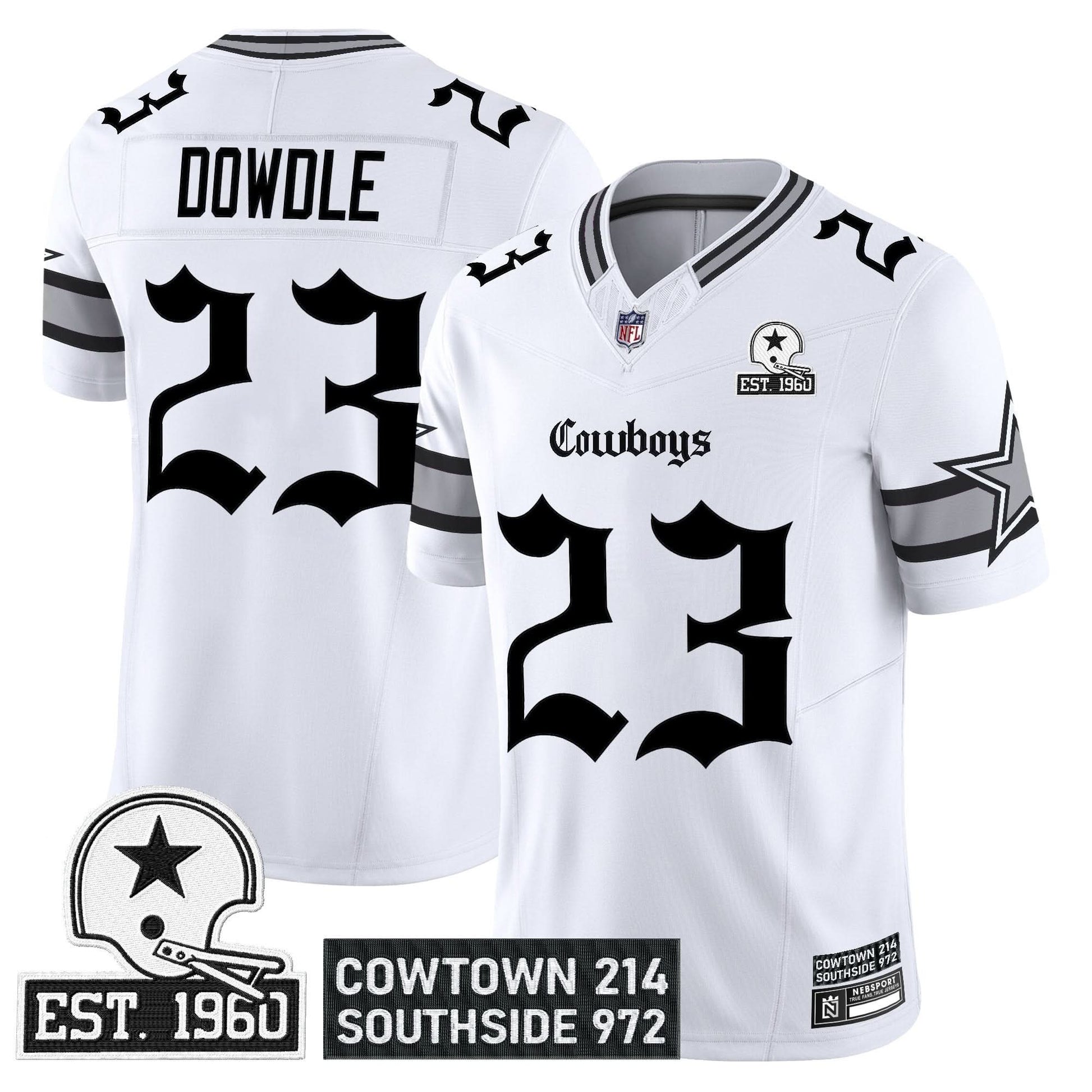 Men's Dallas Cowboys 'Gothic Lone Star Edition' Vapor Limited Jersey - All Stitched