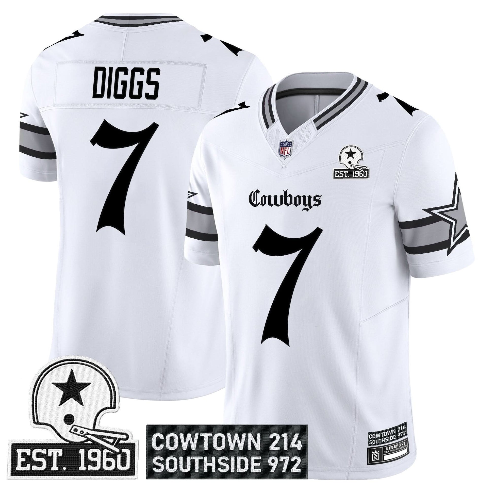 Men's Dallas Cowboys 'Gothic Lone Star Edition' Vapor Limited Jersey - All Stitched