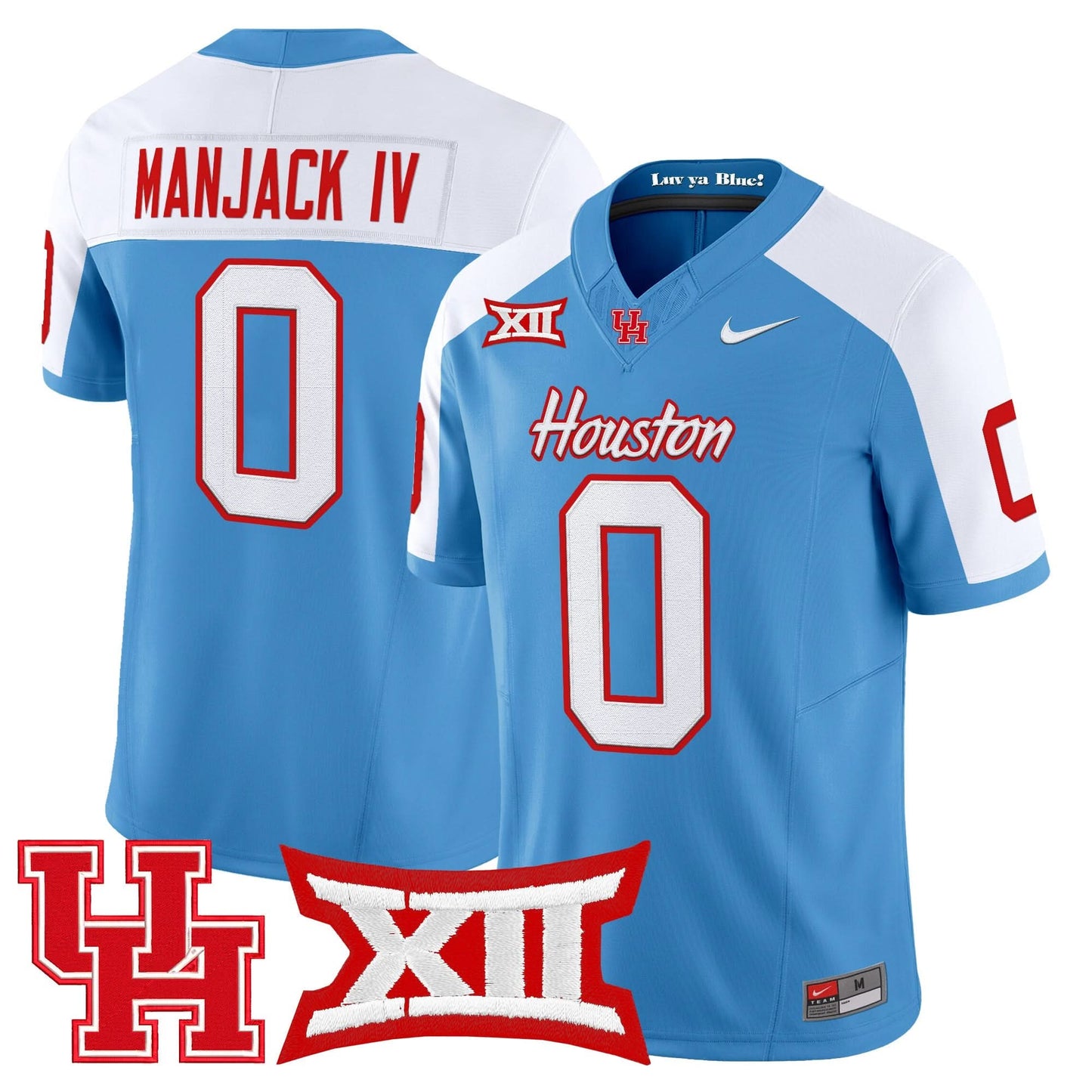 Men's Houston Cougars 2025 Vapor Limited Jersey - All Stitched