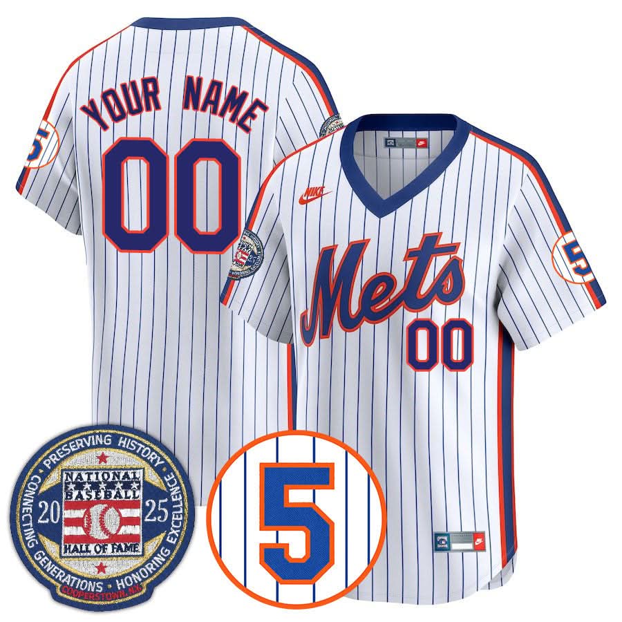 Men's New York Mets Number Retirement & Hall of Fame Gold Jersey - All Stitched