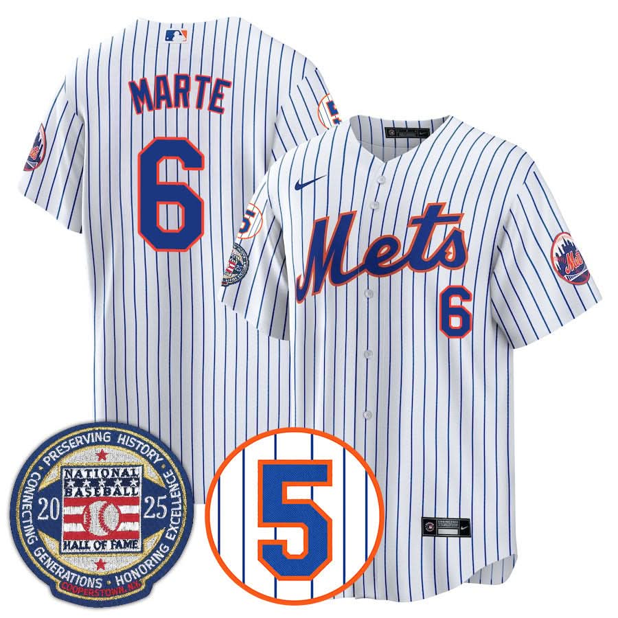New York Mets Number Retirement & Hall of Fame Gold Jersey - All Stitched