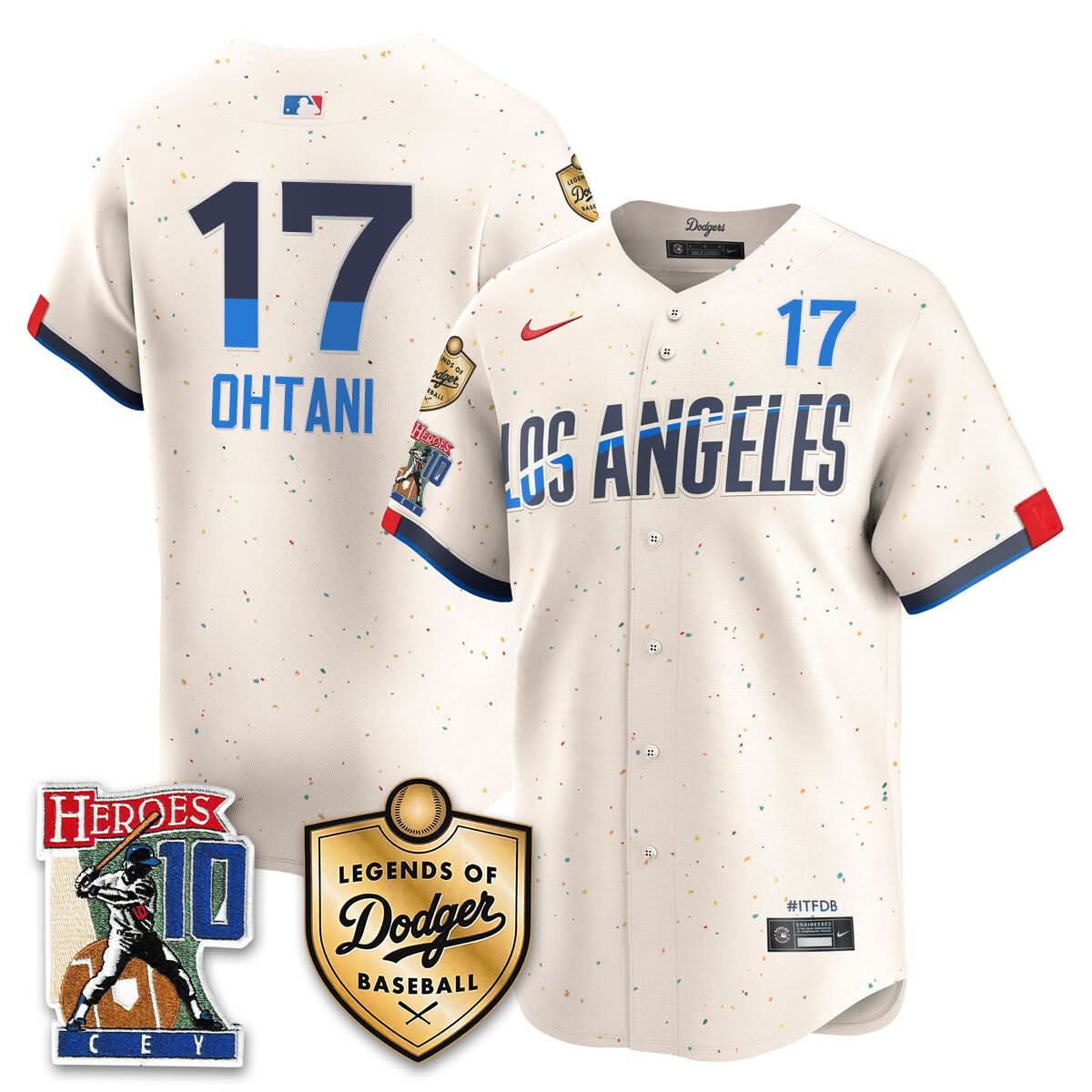 Men's Dodgers Ron Cey "Legends Of Dodgers Baseball" Jersey - All Stitched