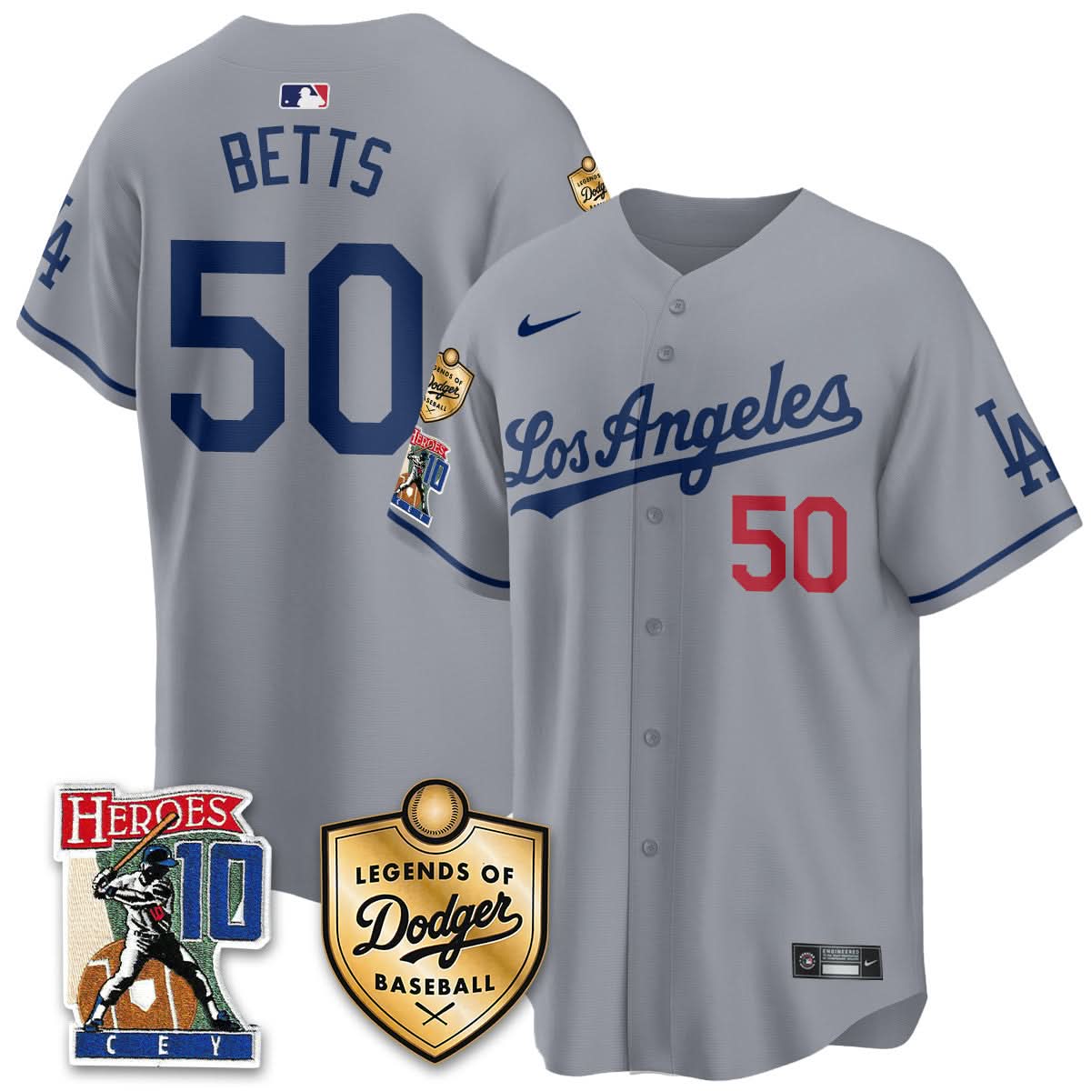 Men's Dodgers Ron Cey "Legends Of Dodgers Baseball" Jersey - All Stitched