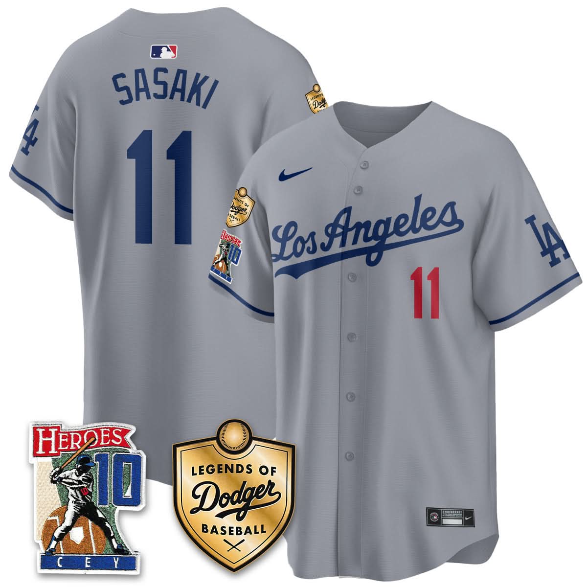 Men's Dodgers Ron Cey "Legends Of Dodgers Baseball" Jersey - All Stitched
