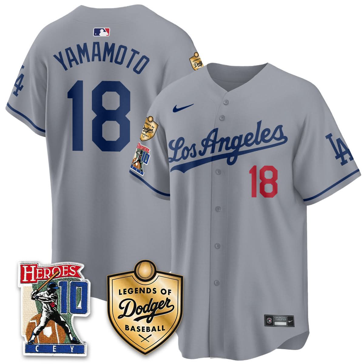 Men's Dodgers Ron Cey "Legends Of Dodgers Baseball" Jersey - All Stitched