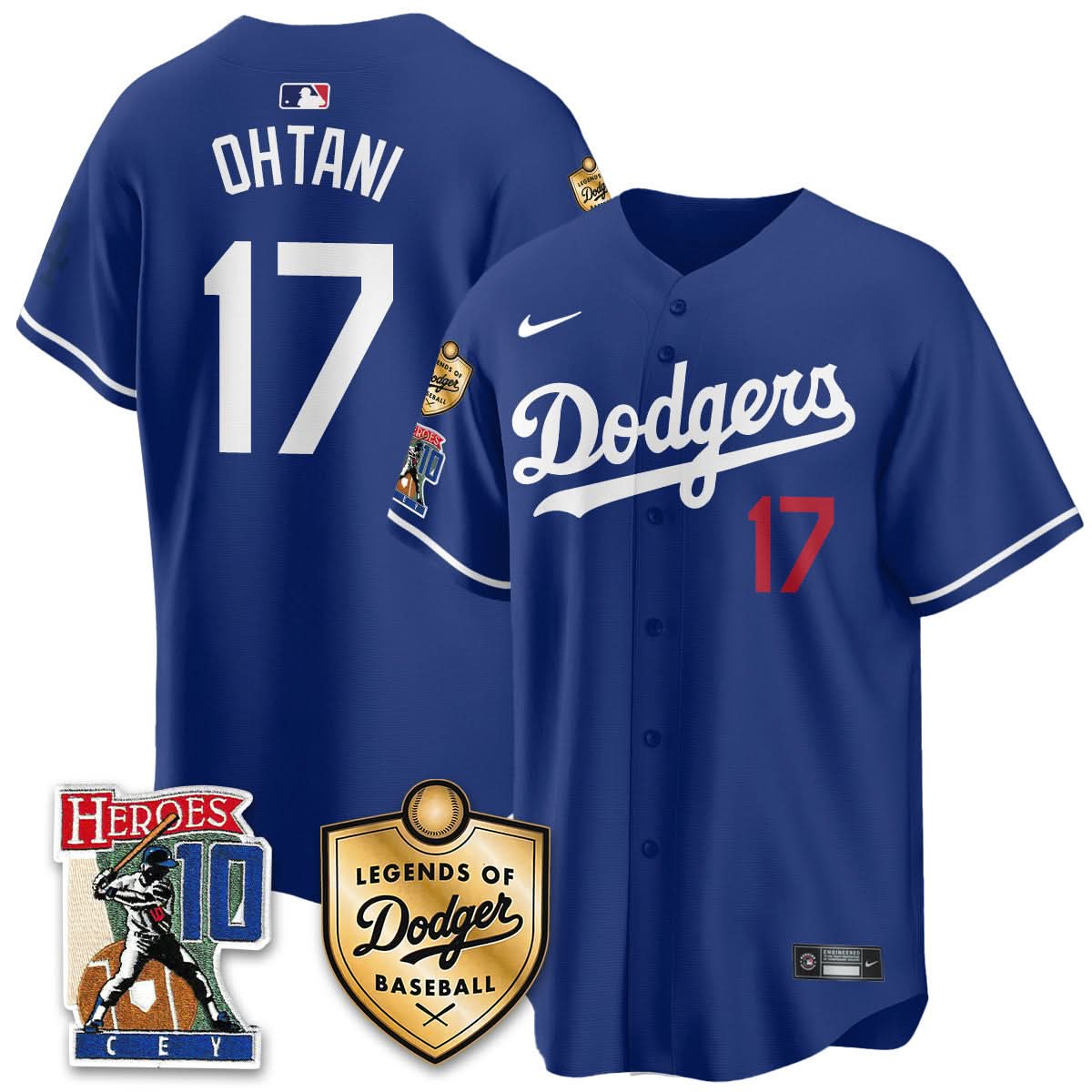 Men's Dodgers Ron Cey "Legends Of Dodgers Baseball" Jersey - All Stitched