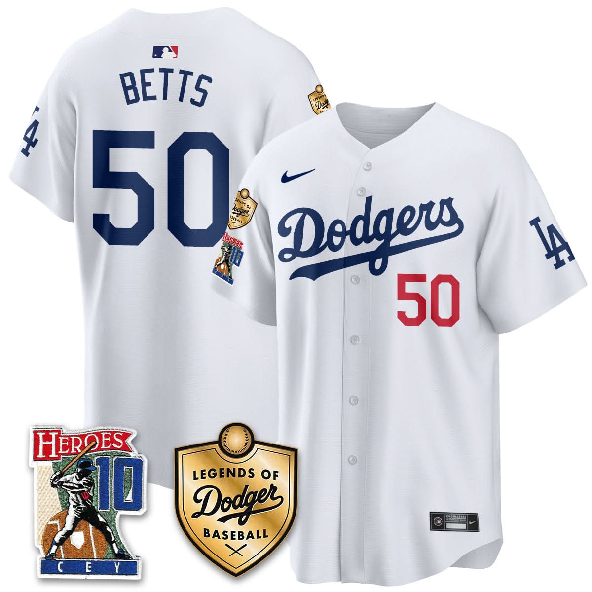 Men's Dodgers Ron Cey "Legends Of Dodgers Baseball" Jersey - All Stitched