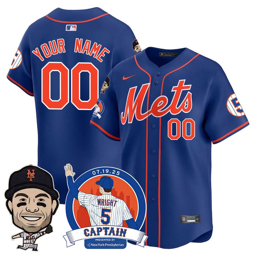 Men's New York Mets David Wright "Mets Legend" Jersey V2 - All Stitched