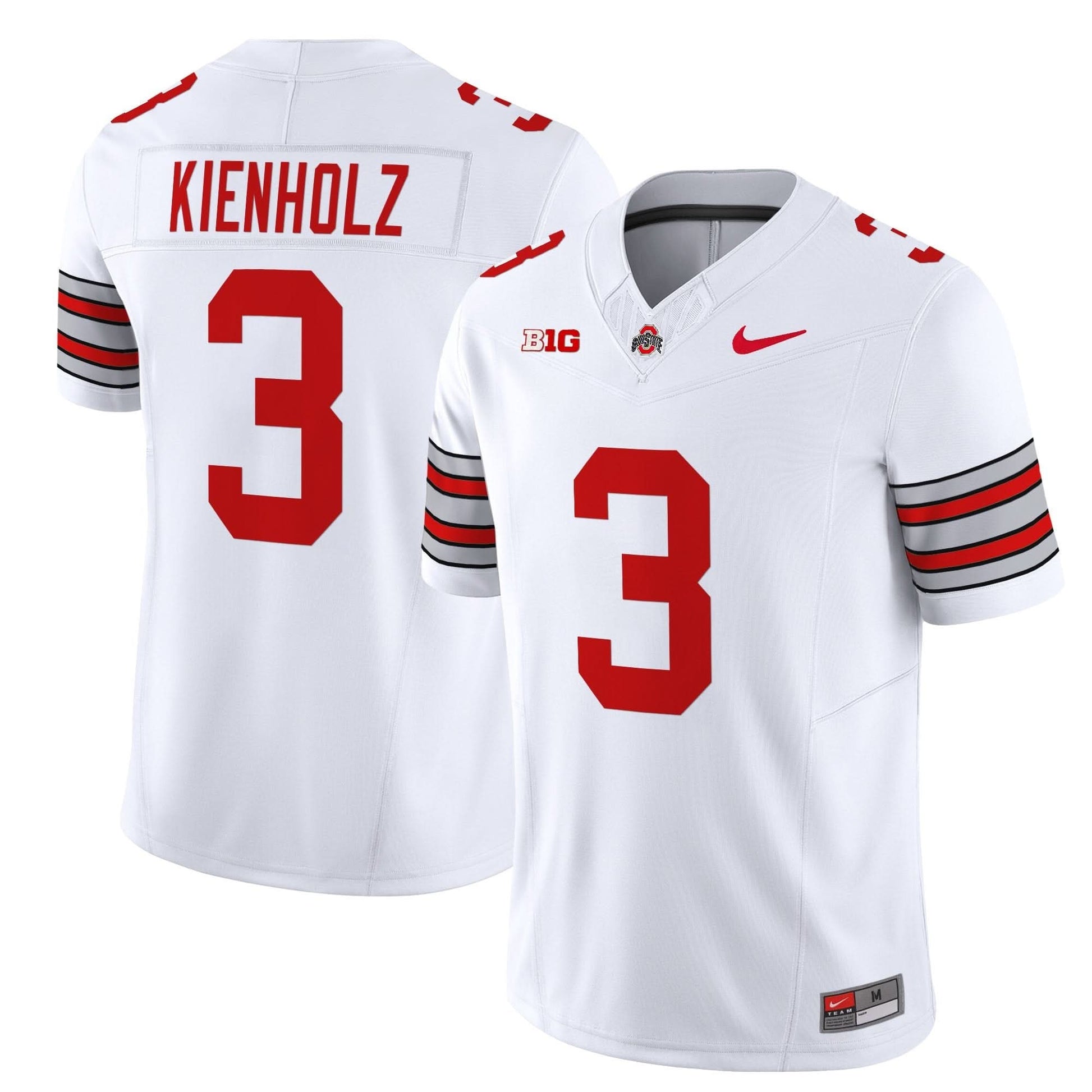Men's Ohio State Buckeyes 'Heritage Stripe' 2025/26 Vapor Limited Jersey - All Stitched